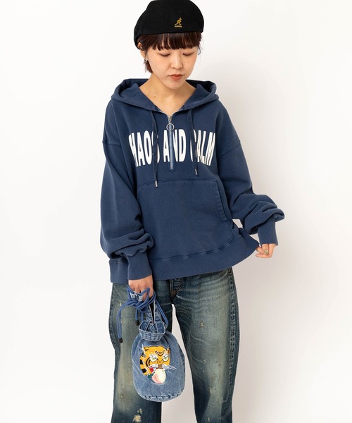 RNA（アールエヌエー）の「E5140 ＰＭ桃虎ミニショルダー（ショルダーバッグ・レディース・ブラック/ライトインディゴブルー/ブラック×ホワイト/カモフラージュ・FREE）」の13枚目の写真