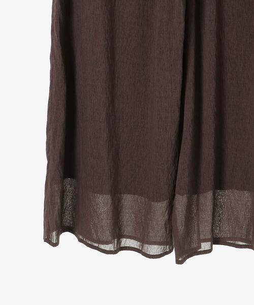 le.coeur blanc(ルクールブラン)の「リネンライクシアーボイルイージーパンツ(その他パンツ・レディース・ブラウン/ブラック・38)」の20枚目の写真