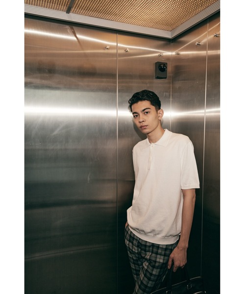 ポロシャツ ポロ 「hatoooooooooo」Knit tee スタイル半袖ポロシャツニットティー/サマーニット レディース ポロシャツ ポロ 「hatoooooooooo」Knit tee スタイル半袖