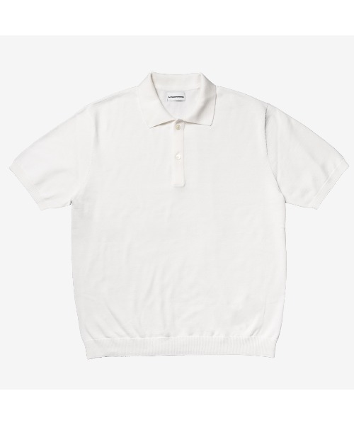 ポロシャツ ポロ 「hatoooooooooo」Knit tee スタイル半袖ポロシャツニットティー/サマーニット レディース ポロシャツ ポロ 「hatoooooooooo」Knit tee スタイル半袖