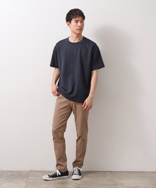 THE SHOP TK (ザ ショップ ティーケー )の「ライトフクレジャカード 半袖Tシャツ 洗濯機OK(Tシャツ/カットソー・メンズ・オフホワイト/ブラウン系/ブルーグリーン/ネイビー・02/03/04)」の18枚目の写真