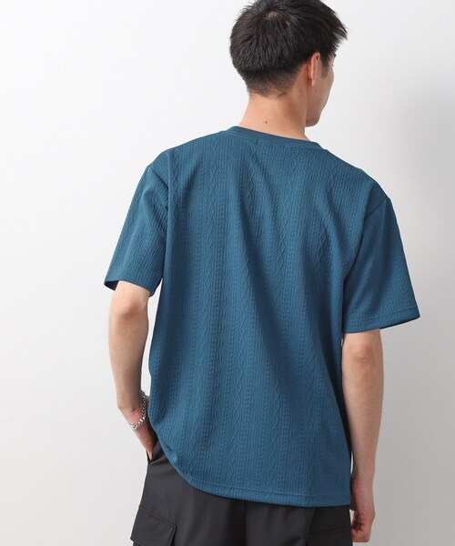 THE SHOP TK (ザ ショップ ティーケー )の「ライトフクレジャカード 半袖Tシャツ 洗濯機OK(Tシャツ/カットソー・メンズ・オフホワイト/ブラウン系/ブルーグリーン/ネイビー・02/03/04)」の11枚目の写真