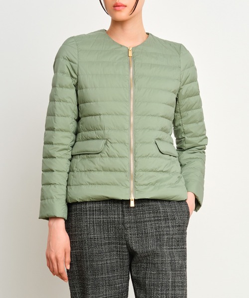 TATRAS タトラス NOKO ノコ ノーカラー ダウン カーキ 3 TATRAS/NOKO