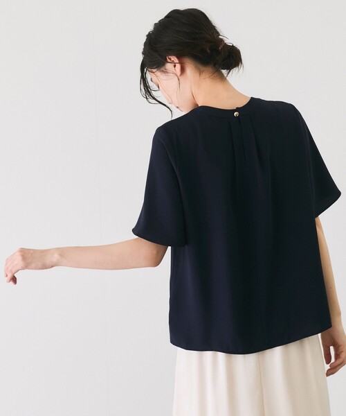 Jayro(ジャイロ)の「前ボウタイ半袖ブラウス(シャツ/ブラウス・レディース・ホワイト/ネイビー/ピンク系その他2/ブルー系その他6・M)」の15枚目の写真