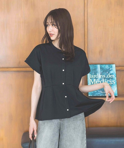 セール】リッチクリーンペプラム/289379（Tシャツ/カットソー