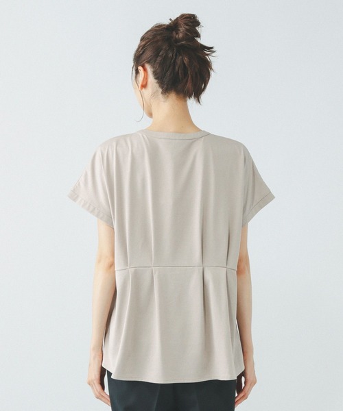 GLOBAL WORK（グローバルワーク）の「リッチクリーンペプラム/289379（Tシャツ/カットソー・レディース・ブラック/グレイッシュベージュ/グリーン系その他7・LARGE/MEDIUM）」の13枚目の写真