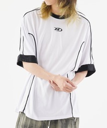 Theater code（シアターコード）の「【40%OFF】Sporty Line Design T-Shirt/スポーティー ラインデザインTシャツ 2026年 夏 夏服メンズ（Tシャツ/カットソー）」