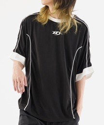 Theater code（シアターコード）の「【40%OFF】Sporty Line Design T-Shirt/スポーティー ラインデザインTシャツ 2026年 夏 夏服メンズ（Tシャツ/カットソー）」