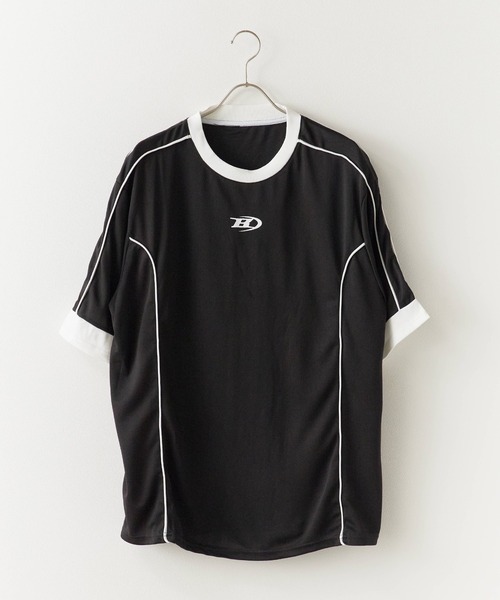Theater code(シアターコード)の「Sporty Line Design T-Shirt/スポーティー ラインデザインTシャツ 秋 秋服メンズ 2026年秋冬(Tシャツ/カットソー・メンズ・ホワイト/ブラック・M/L)」の6枚目の写真