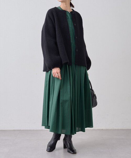 ギャザーワンピース（ワンピース）｜BEARDSLEY（ビアズリー）の