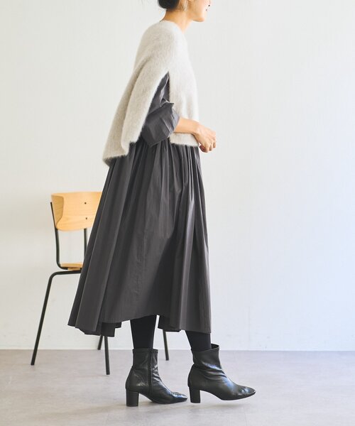 セール】ギャザーワンピース（ワンピース）｜BEARDSLEY（ビアズリー