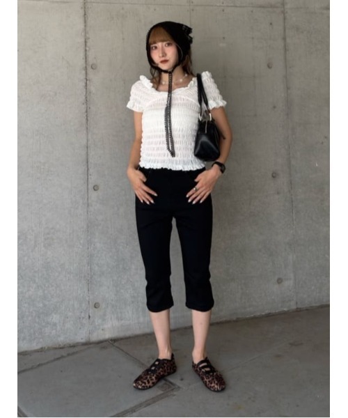J/W STRETCH SABRINA PT-E ジャストウエスト ストレッチ