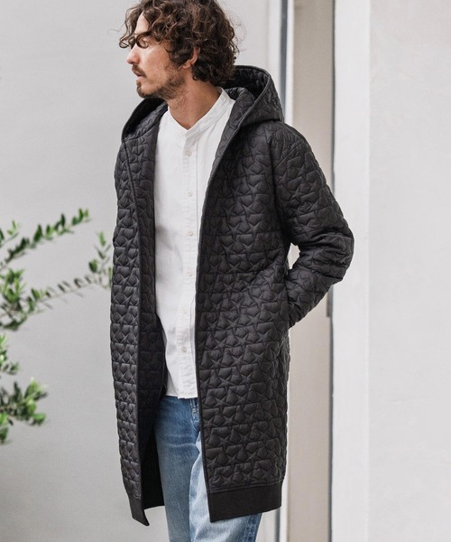 CAMBIO（カンビオ）の「mj10869-Star Pattern Quilted Hoodie Coat コート（その他アウター・メンズ・ブラック/オリーブ・S/M/L）」の19枚目の写真