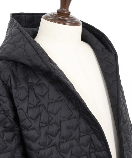 CAMBIO（カンビオ）の「mj10869-Star Pattern Quilted Hoodie Coat コート（その他アウター・メンズ・ブラック/オリーブ・S/M/L）」の11枚目の写真