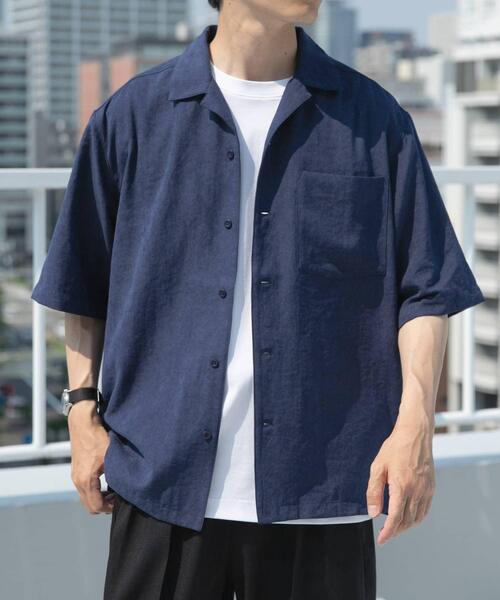 セール】F.S.オープンカラー半袖シャツ（シャツ/ブラウス）｜ITEMS