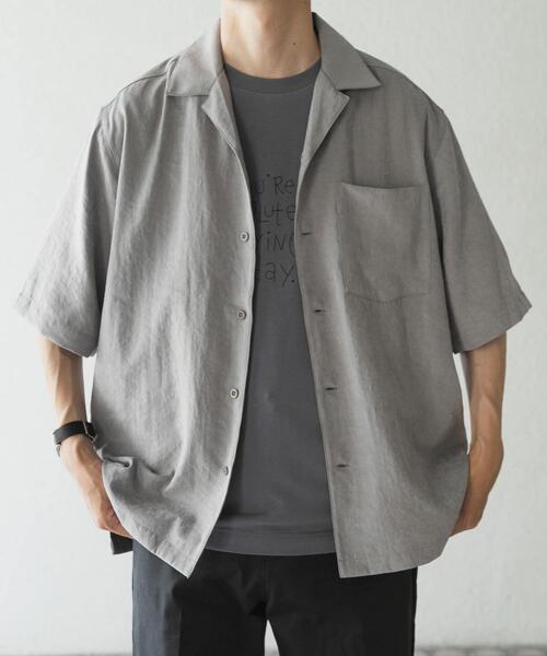 OLDMAN’S TAILOR オープンカラーシャツ半袖 新品未使用 OLDMAN'S TAILOR オープンカラーシャツ半袖 新品未使用