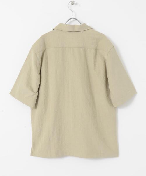 ITEMS URBANRESEARCH（アイテムズ アーバンリサーチ）の「F.S.オープンカラー半袖シャツ（シャツ/ブラウス・メンズ・グレー/ネイビー/カーキ/ベージュ・MEDIUM/LARGE）」の22枚目の写真