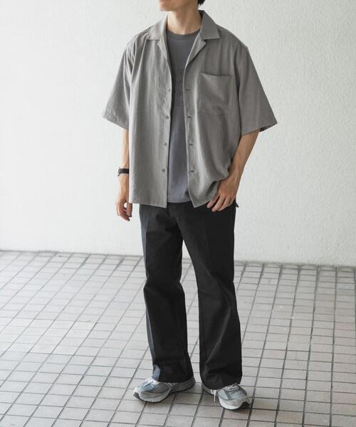 セール】F.S.オープンカラー半袖シャツ（シャツ/ブラウス）｜ITEMS