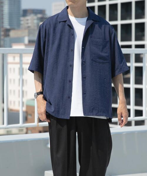 セール】F.S.オープンカラー半袖シャツ（シャツ/ブラウス）｜ITEMS