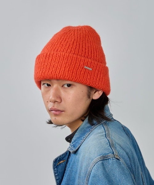 OVERRIDE（オーバーライド）の「OVERRIDE  MOHAIR LIKE WATCH / オーバーライド（ニットキャップ/ビーニー・メンズ・ブラック/グレー/オレンジ・57~59cm）」の11枚目の写真