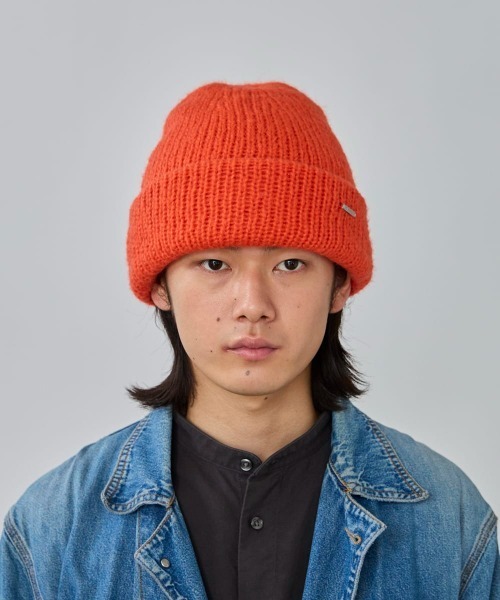OVERRIDE（オーバーライド）の「OVERRIDE  MOHAIR LIKE WATCH / オーバーライド（ニットキャップ/ビーニー・メンズ・ブラック/グレー/オレンジ・57~59cm）」の12枚目の写真
