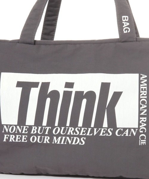 AMERICAN RAG CIE(アメリカンラグシー)の「【AMERICAN RAG CIE】THINK MINI BOSTON BAG(ボストンバッグ・レディース・ネイビー/グレー・FREE)」の4枚目の写真