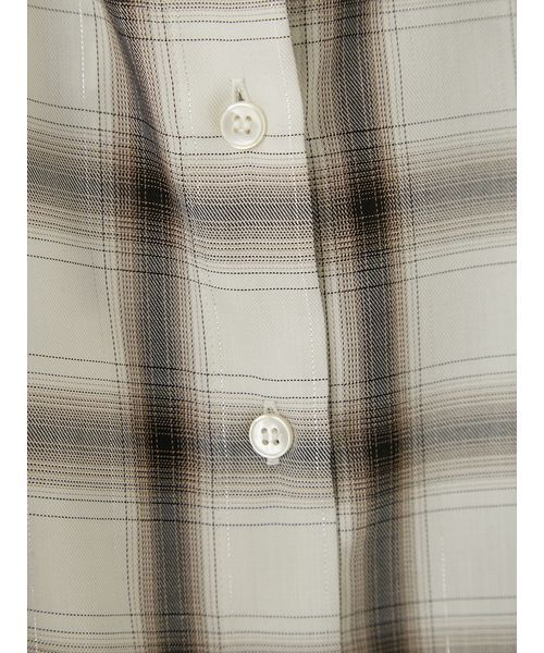 FRAY I.D（フレイアイディー）の「オンブレラメチェックアシメシャツ（シャツ/ブラウス・レディース・イエロー/ブラウン/アイボリー・F）」の15枚目の写真