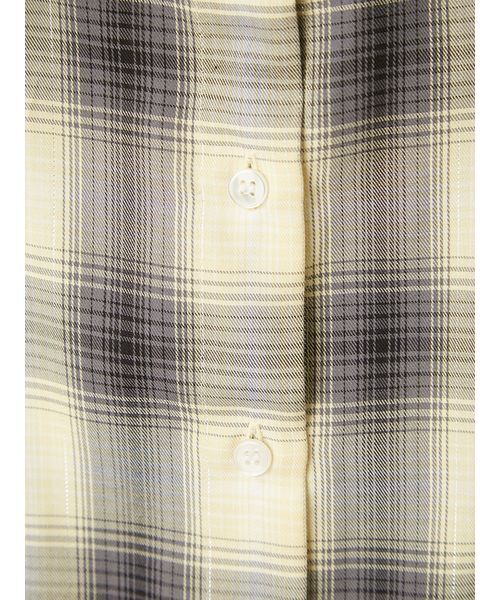 FRAY I.D（フレイアイディー）の「オンブレラメチェックアシメシャツ（シャツ/ブラウス・レディース・イエロー/ブラウン/アイボリー・F）」の16枚目の写真