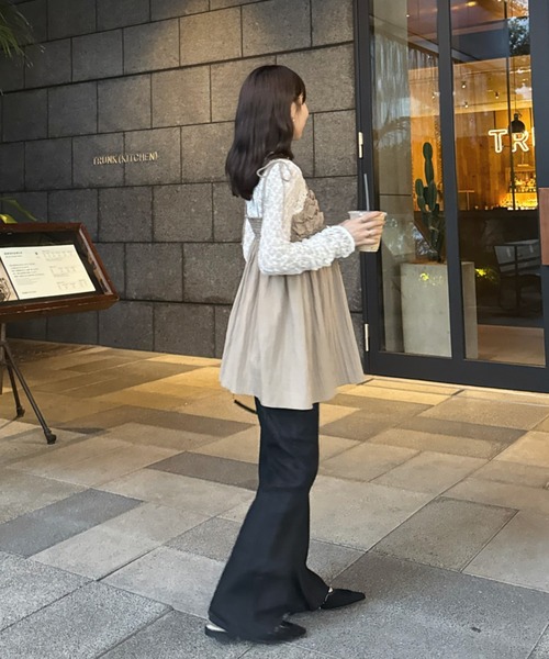 hinari シャーリングデザインキャミチュニック チェック　新品未開封 即日発送 新品 hinari シャーリングデザインキャミチュニック