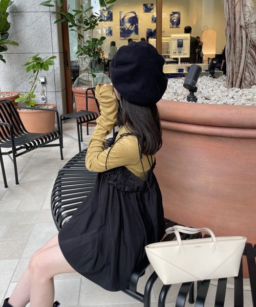 シャーリングデザインキャミチュニック（チュニック）｜hinari（ヒナリ