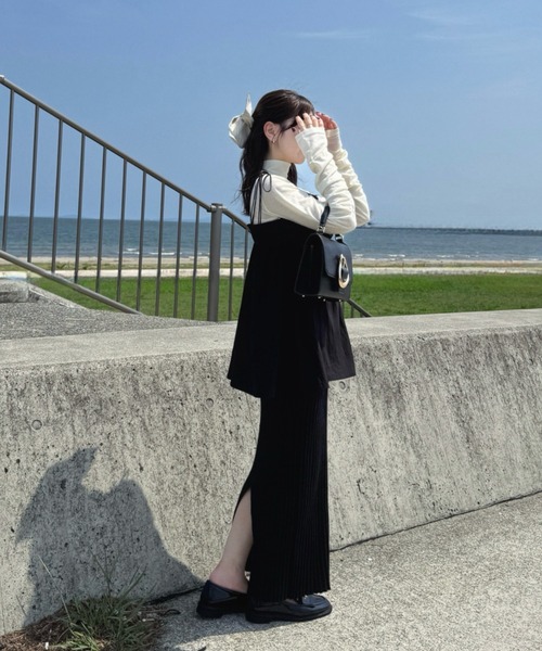 シャーリングデザインキャミチュニック（チュニック）｜hinari（ヒナリ