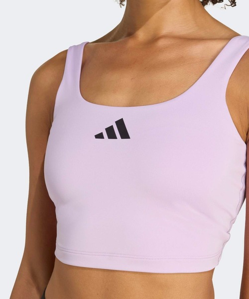 adidas（アディダス）の「パワー ライトサポートブラ タンク / アディダス adidas（タンクトップ・レディース・バイオレット/ホワイト/オレンジ・X-LARGE/SMALL/MEDIUM/LARGE/X-SMALL/XX-LARGE）」の9枚目の写真