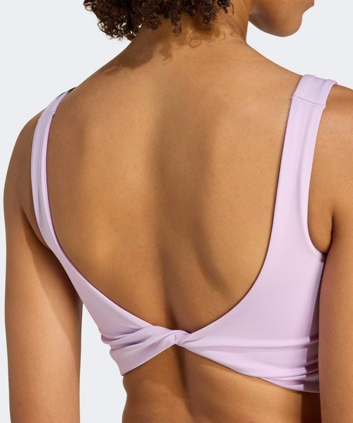 adidas（アディダス）の「パワー ライトサポートブラ タンク / アディダス adidas（タンクトップ・レディース・バイオレット/ホワイト/オレンジ・X-LARGE/SMALL/MEDIUM/LARGE/X-SMALL/XX-LARGE）」の10枚目の写真