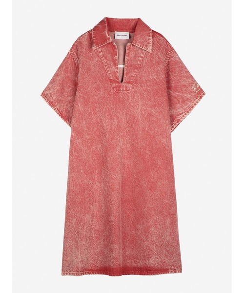 BOBO CHOSES(ボボショーズ)の「Short polo cotton dress(ワンピース・レディース・レッド・XL/L/M/S/XS)」の2枚目の写真