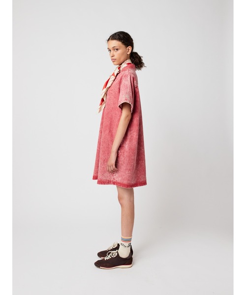 BOBO CHOSES(ボボショーズ)の「Short polo cotton dress(ワンピース・レディース・レッド・XL/L/M/S/XS)」の5枚目の写真