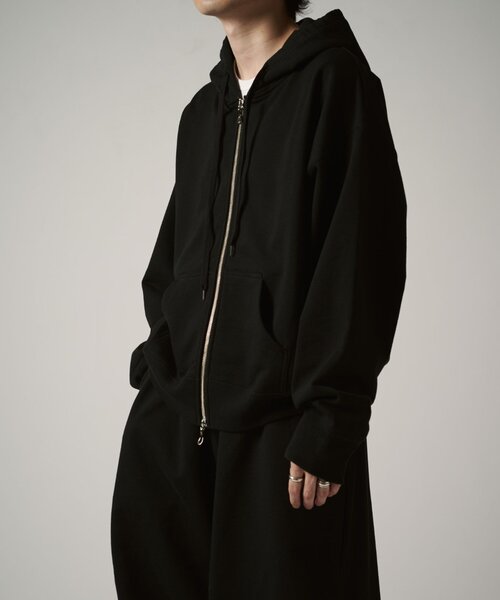 Passcode黒 Lサイズ パーカー ハイゲージヘビースウェットパーカー（パーカー）｜Lui's（ルイス）の