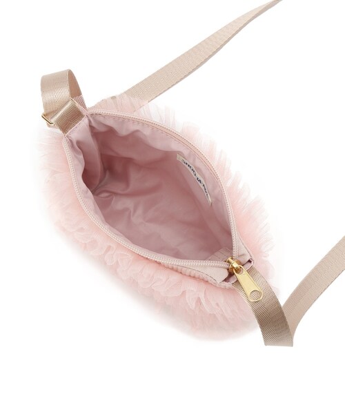 SHOO・LA・RUE（シューラルー）の「チュールフリルポシェット（ショルダーバッグ・キッズ・ピンク/ライトブルー・00）」の8枚目の写真