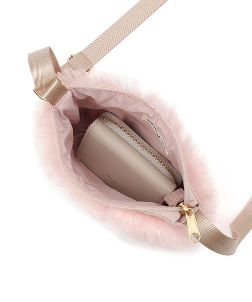 SHOO・LA・RUE（シューラルー）の「チュールフリルポシェット（ショルダーバッグ・キッズ・ピンク/ライトブルー・00）」の10枚目の写真