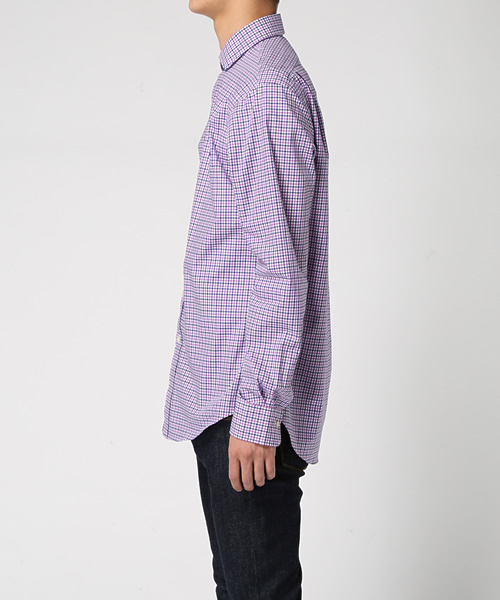 POLO RALPH LAUREN（ポロ ラルフ ローレン）の「エステート スリムフィット ポプリン シャツ（シャツ/ブラウス・メンズ・パープル系その他/ブルー系その他/グリーン系その他・LARGE/X-LARGE/X-SMALL/XX-LARGE/SMALL/MEDIUM）」の4枚目の写真