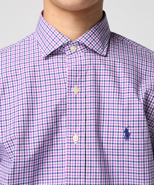 POLO RALPH LAUREN（ポロ ラルフ ローレン）の「エステート スリムフィット ポプリン シャツ（シャツ/ブラウス・メンズ・パープル系その他/ブルー系その他/グリーン系その他・LARGE/X-LARGE/X-SMALL/XX-LARGE/SMALL/MEDIUM）」の7枚目の写真