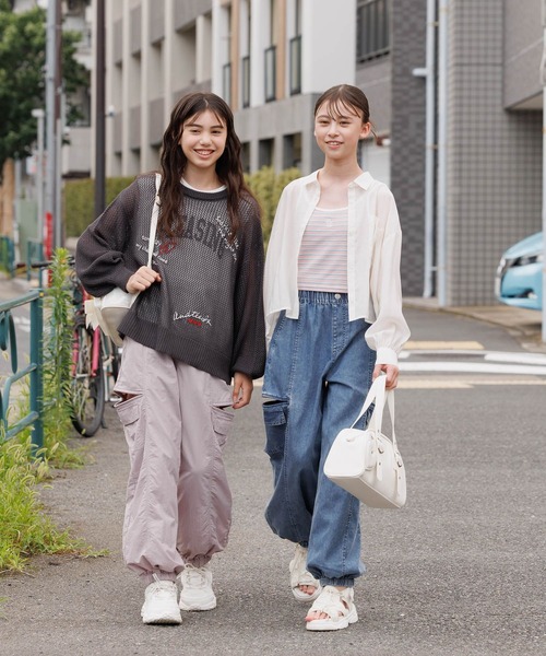 GLOBAL WORK（グローバルワーク）の「2WAYボストンBAG/キッズ/576717（ボストンバッグ・キッズ・オフホワイト/ブラック・FREE）」の3枚目の写真