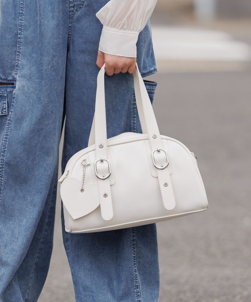 GLOBAL WORK（グローバルワーク）の「2WAYボストンBAG/キッズ/576717（ボストンバッグ・キッズ・オフホワイト/ブラック・FREE）」の7枚目の写真