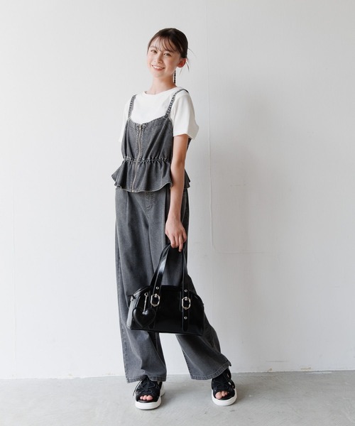 GLOBAL WORK（グローバルワーク）の「2WAYボストンBAG/キッズ/576717（ボストンバッグ・キッズ・オフホワイト/ブラック・FREE）」の14枚目の写真