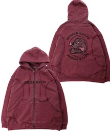 GALFY（ガルフィー）の「【GALFY/ガルフィー】穴の向こうにわんちゃんパーカー（パーカー）」