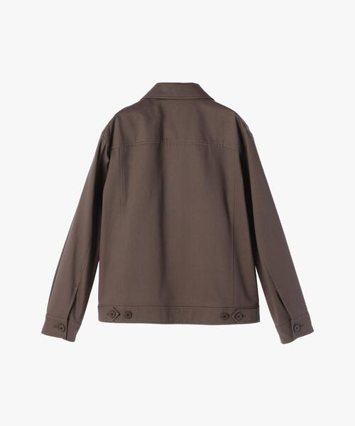 agnes b.（アニエスベー）の「メンズ コットン 長袖 ジップアップジャケット ”Chet”（ブルゾン・メンズ・グレー系その他・2/1）」の2枚目の写真