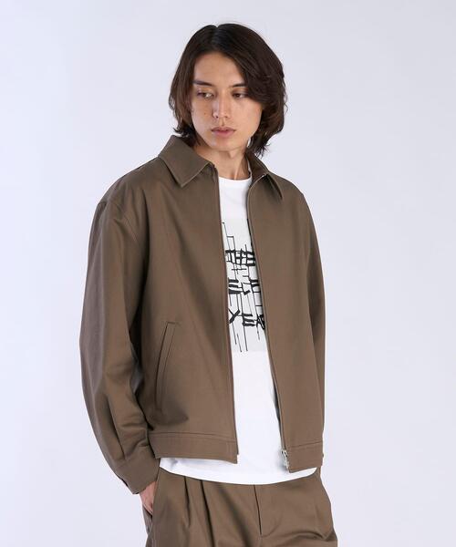 agnes b.（アニエスベー）の「メンズ コットン 長袖 ジップアップジャケット ”Chet”（ブルゾン・メンズ・グレー系その他・2/1）」の8枚目の写真