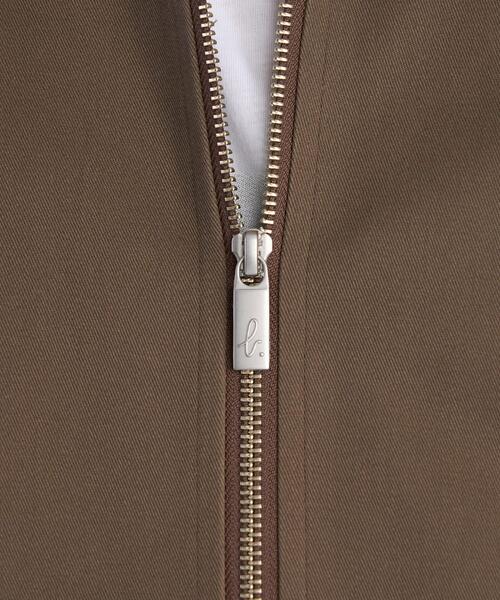 agnes b.（アニエスベー）の「メンズ コットン 長袖 ジップアップジャケット ”Chet”（ブルゾン・メンズ・グレー系その他・2/1）」の12枚目の写真