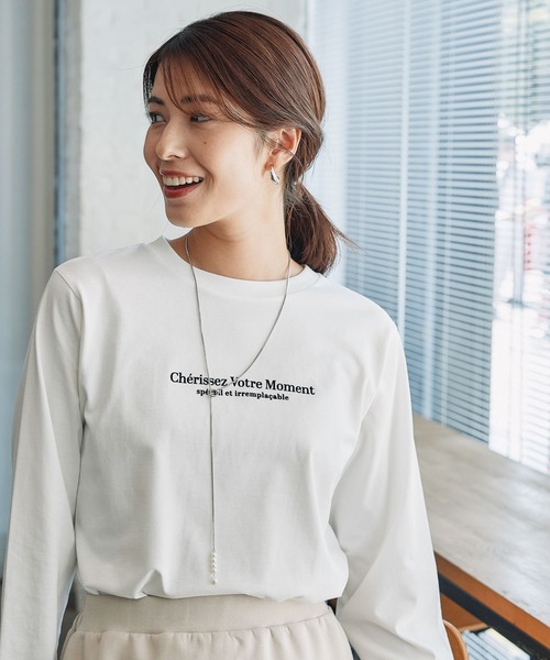 FOUND GOOD（ファウンドグッド）の「多機能アソートロンTEE（Tシャツ/カットソー・レディース・グレー系8/ホワイト系6/ホワイト系4/ブラック/ホワイト系5/ホワイト系3・L/M/S）」の4枚目の写真