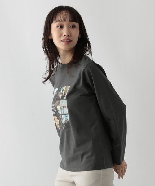 FOUND GOOD（ファウンドグッド）の「多機能アソートロンTEE（Tシャツ/カットソー・レディース・グレー系8/ホワイト系6/ホワイト系4/ブラック/ホワイト系5/ホワイト系3・L/M/S）」の7枚目の写真