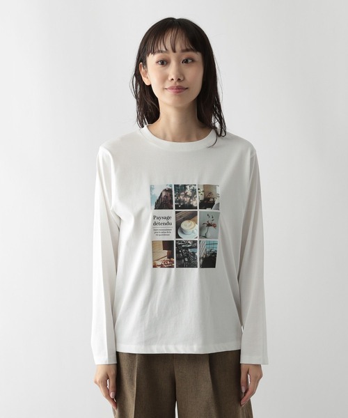 FOUND GOOD（ファウンドグッド）の「多機能アソートロンTEE（Tシャツ/カットソー・レディース・グレー系8/ホワイト系6/ホワイト系4/ブラック/ホワイト系5/ホワイト系3・L/M/S）」の8枚目の写真